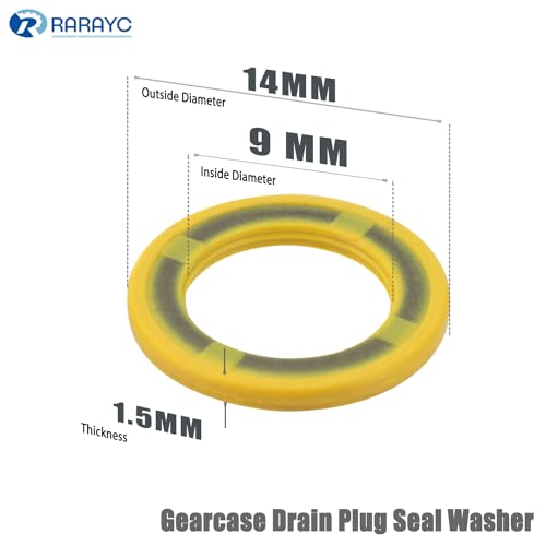 RARAYC Gearcase Drain Plug Seal Washer Gaskets 26-830749 Compatible with Mercury Marine/Mercruiser (6 Pack)
