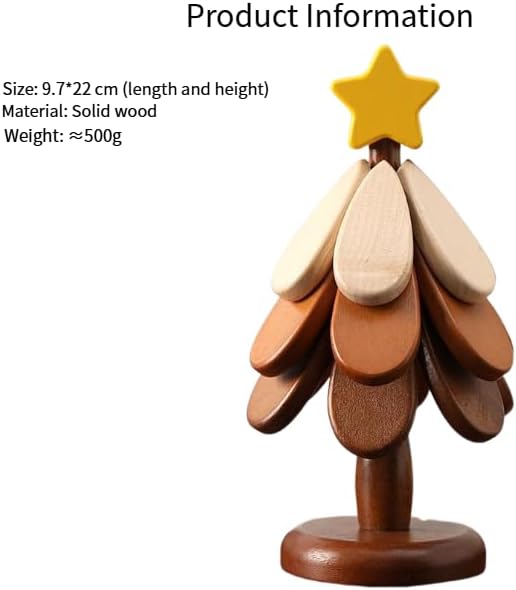 ForestWoods Wooden Trivet, Tree Shape Heat Resistant Hot Pad, 3.8x8.7 inch, Creative Kitchen Table Protector Mat