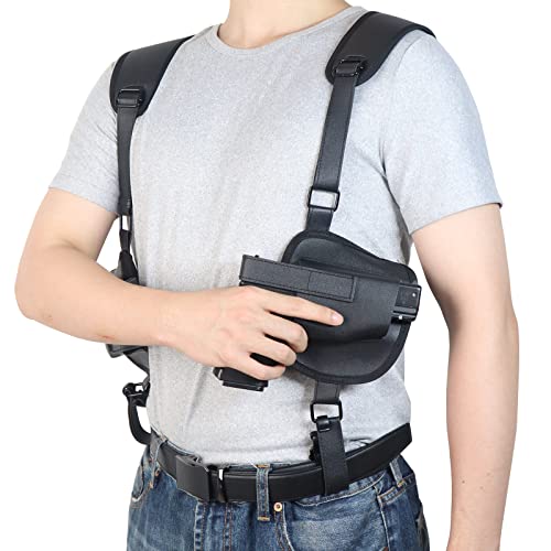 Kosibate Shoulder Holster, Compatible With, G19, G26 43, Sig P220;P226,P229,And Full Sized 1911’S And Other Like Sized Handguns,Right Wheel Concealed Carry Gun Holster #TOP7