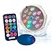 GAME 4307-BB Waterproof Magnetic LED Color-Changing Pool Wall Light with Remote Control 100% Waterproof & Submersible, 4", Old Model (Discontinued)