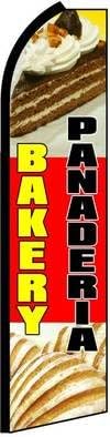 Bakery Panderia Feather Banner Flag