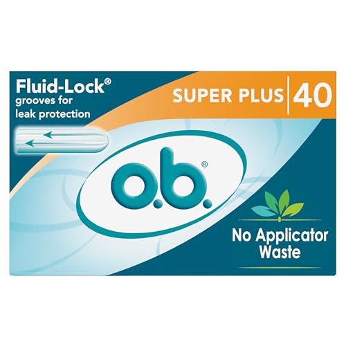 Image of o.b. Tampons No Applicator, Fragrance-Free - 40ct | Applicator-Free Tampons Super Plus, Feminine Care, ob Tampon Super Plus, Period Products