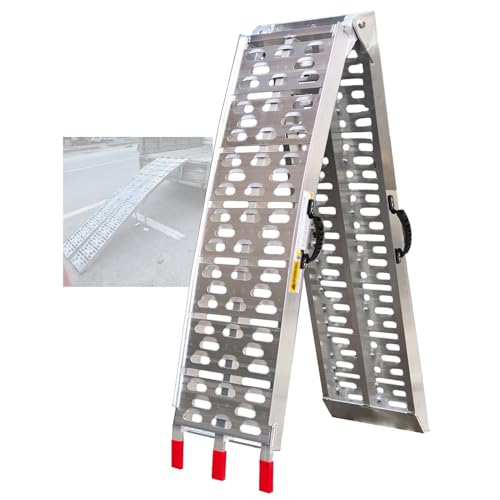 Rampas de carga de aluminio 88.9 in, plegables, capacidad 1499 lbs miniatura 1