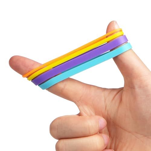 Lotfancy 13Y-5407-Y Rubber Bands, 1/2 Pound Assorted Size Colored Rubber Bands Office Supplies thumb #4