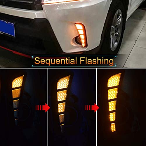 Luz Diurna LED para Toyota Highlander 2017-2019 con Kit de Niebla miniatura 6