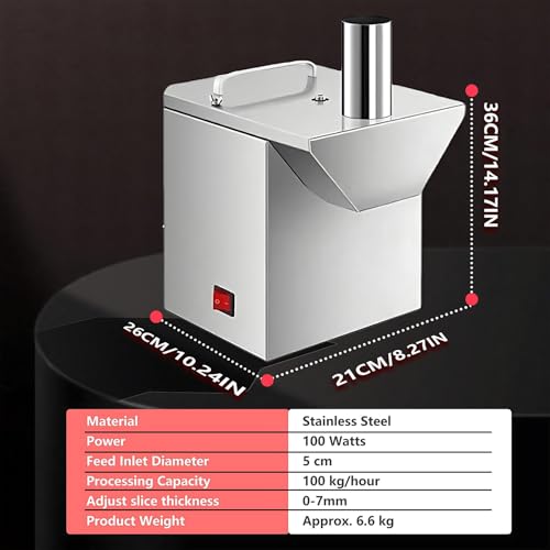 Cortadora profesional de vegetales 100W para restaurantes miniatura 5