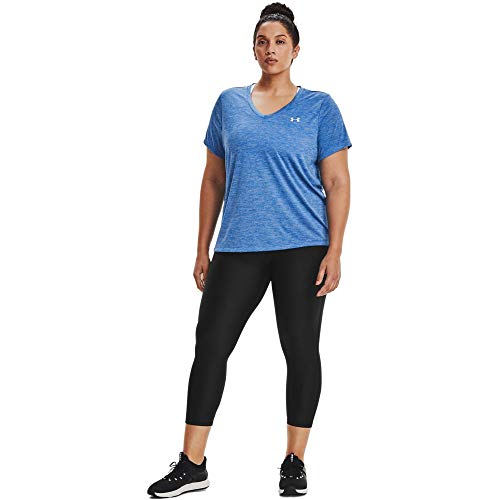 Image of Under Armour Plus Size Tech Solid Short Sleeve V-Neck
