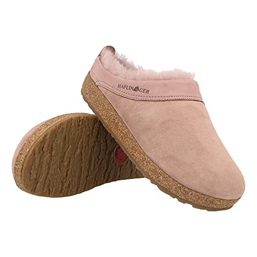 HAFLINGER Snowbird Lambskin Leather Clog Unisex Rosewood EU 39 by HAFLINGER - Image 4