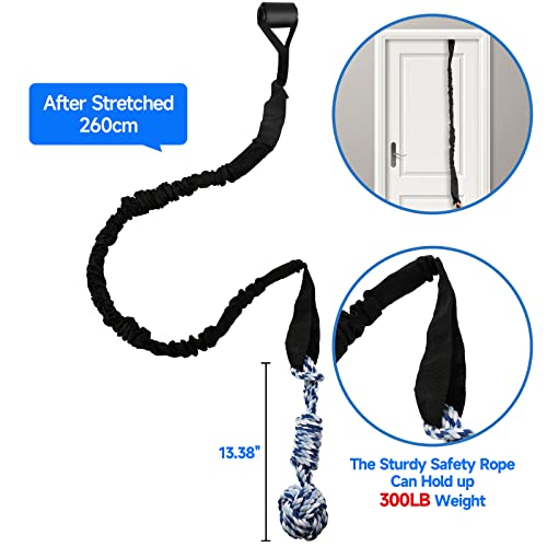 Qingfangli Spring Pole Dog Rope Toys Outdoor Dog Tug Of War Toy For Pitbull Medium To Large Dogs Outdoor Bungee Hanging Exercise Ropes Muscle Builder Dogs Interactive Toys (Dog Rope Toys) #TOP2