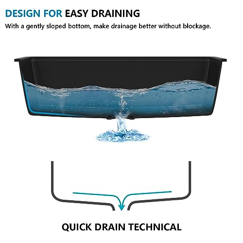 Fulorni FL-GRUSC30B 30 Granite Composite Kitchen Sink thumb #8