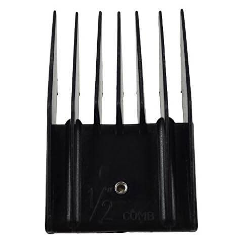 Miaco 1/2" #4 Universal Clipper Guide Comb fits Oster Classic 76, A5, Andis AG, BG, Wahl, etc. Cover