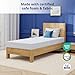 EGOHOME 6 Inch Twin Mattress for Kids, Gel Memory Foam with Charcoal, Fiberglass Free, CertiPUR-US Certified, Temperature-Regulating, Washable Cover, Medium Firm, Bed in a Box, 75