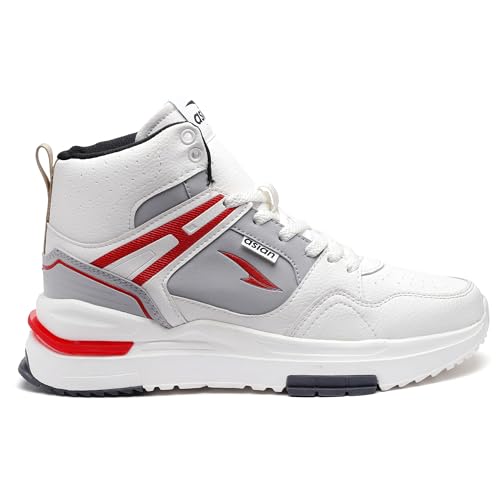 Image of ASIAN Men's Casual Sneaker, Basketball & Hi-Neck Shoes with Synthetic Upper Lightweight & Phylon Outsole with Memory Foam Insole Lace-Up Shoes for Men's Basket-05