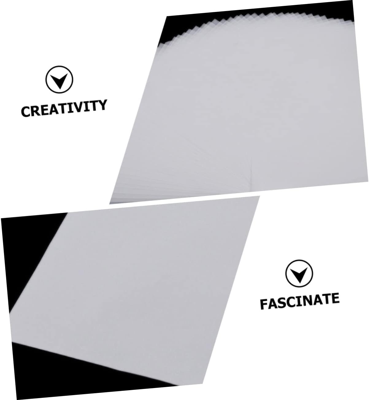 EXCEART 5bags Tracing Calligraphy Paper for Brush Exercises Translucent Tracing Paper for Drawing Sketching and Crafting for Chinese Calligraphy Practice