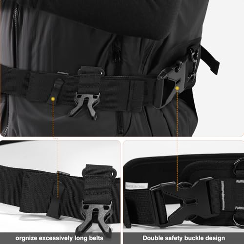 Cwatcun Adjustable Camera Strap for Photographers – Multi-Function Dual Shoulder Harness & Waist Belt for Camera DSLR/SLR Accessories Storage