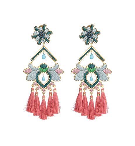 Mercedes Salazar - Handmade earrings. Inspired by the joy that the Hibiscus flowers brings to the tropics Mercedes Salazar - Handmade earrings. Inspired by the joy that the Hibiscus flowers brings to the tropics