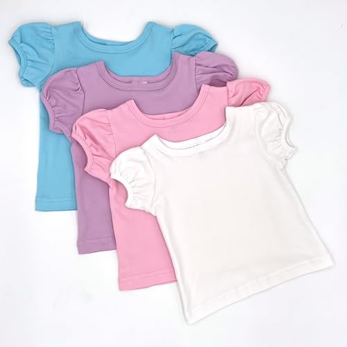 Girls Puff Sleeve T-Shirt2