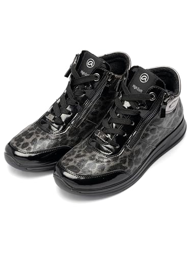 Chaussures ARA Master 1224808-83 pour pieds larges confort Noir Acier 40 EU Weit