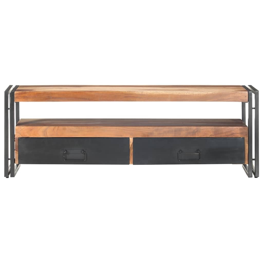 Mobile TV in legno massiccio, 120 x 30 x 40 cm, tavolino per TV