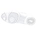 chassé Apex Cheerleading Shoes - White Cheer Shoes for Women (White, Size 8-1/2 Adult)