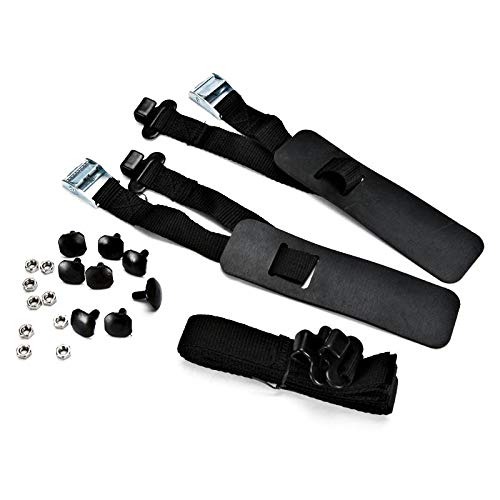 AUXMART Kayak Roof Racks Universal Saddles Kayak Carrier Mount Roof Top Mounted on Roof Racks for Canoe Boat Paddle Board Surfboard Car SUV Crossbar - Thumbnail 7