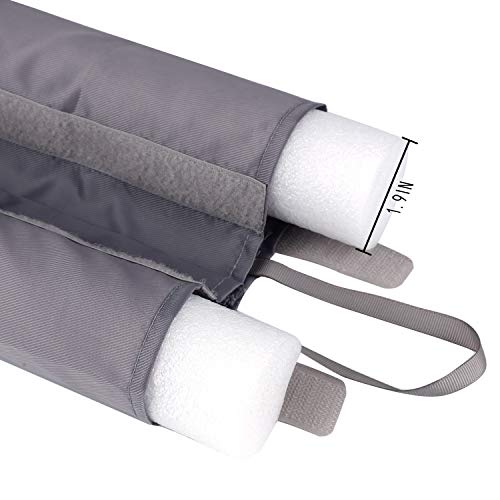 Under Door Draft Stopper Gray 29"-35" Noise Window Breeze Dust Air Blocker Adjustable Door Sweeps #TOP2