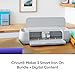 Cricut Maker 3 & Digital Content Library (30 Images) - Smart Iron-On Bundle, Includes 5-Piece Tool Set, EasyPress 2 Heat Press, EasyPress Mat, & Smart Holographic Iron On Roll (Blue)