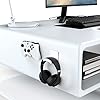 Headphone Mount Hanger Holder - Cozycase Strong Adhesive Headset Hook Stand for Gaming Headphone & Controller up to 2.2lb,White #5