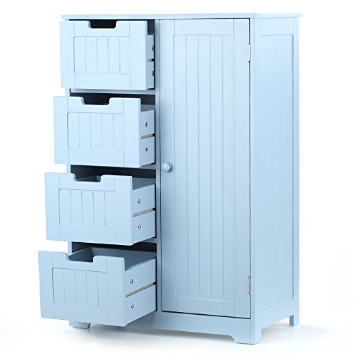 IKAYAA Mobile Bagno Armadietto Autoportante da