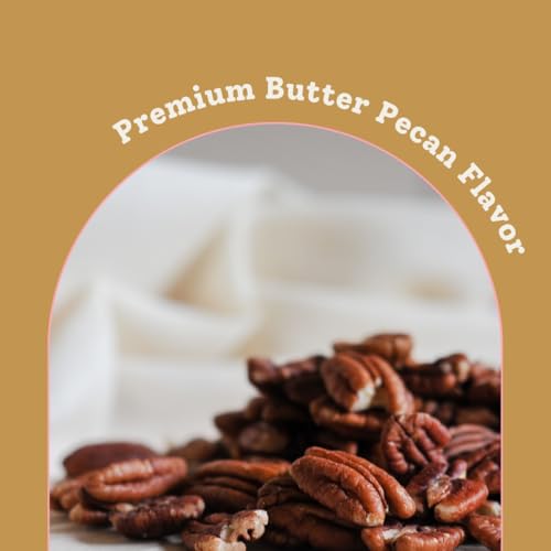 AussieBlends Butter Pecan Ice Cream Flavoring | Ice Cream Flavors for Ice Cream Maker, Frozen Yogurt, Soft Serve, and Gelato | Butter Pecan Flavoring