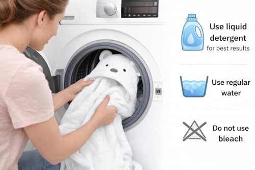 Image of First Kick New Born Baby Blanket Pack of Super Soft Bathrobe Wrapper Bath Towel for Boys, Girls, Babies (White Puppy, Length 82 cm x Width 82 cm, 0-12 Months)