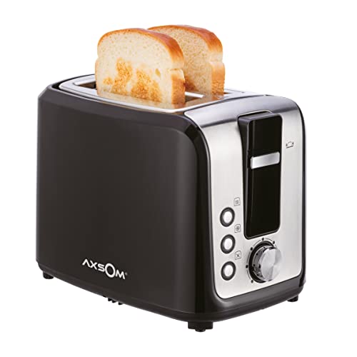 Axsom Doppel-Toaster aus Edelstahl Multitoaster 2, Brot-Toaster mit Doppelschlitz, 7 Toaststufen und 900 W Leistung Cover