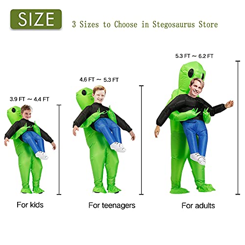 Inflatable Alien Costume Inflatable Halloween Costumes Blow Up Alien Costume for Halloween, Easter,C