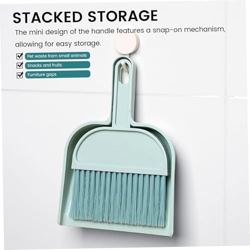 Liummrcy Kleiner Besen und Staubpan Set tragbarer Mini -Handbesen und Dustpan Combo für Home Tisch Keyboard Sofa Küche – Bild 6