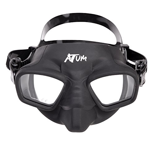 Ist Mp-208 Atum Frameless Dive Mask | Low-Volume Scuba Mask For Spearfishing And Freediving (Black) #TOP2