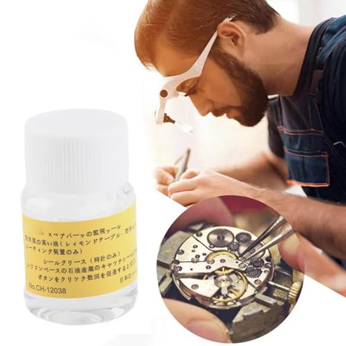 Uhrenöl-Reparatur-Armbanduhr-Uhr-Öl-Wartungszubehör. Im Lieferumfang Enthaltenes Ölstift. Tragen Sie das Öl Vorsichtig auf die Uhr auf