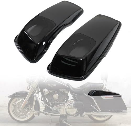 Tapa de parlante para alforja STLPRO Vivid Black 6x9" para Harley Touring 2014-2024