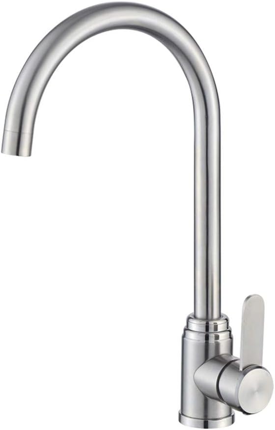 YuybeiHome Faucet Bronze Stainless Steel Single Handle Single Lever Kitchen Faucets