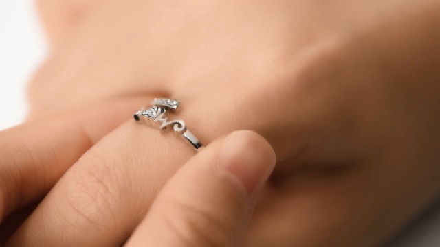 Amazon.com: YFN 925 Sterling Silver Mom Rings Mothers Ring Women