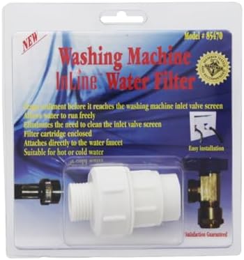(Package Of 3) Washing Machine Inline Water Filter 85470