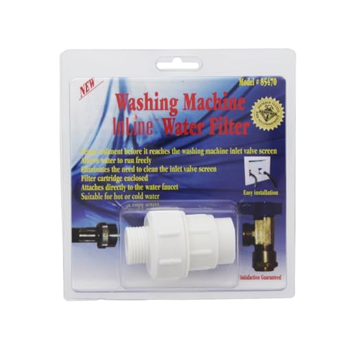 (Package Of 3) Washing Machine Inline Water Filter 85470