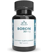 30mg Boron Tablets - 90 Tablets | New World Health Brands | Trace Minerals Your Body Needs to Mai...
