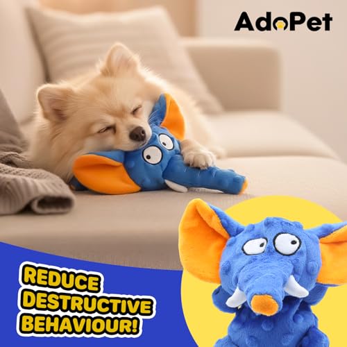 Juguete Mordible Elefante Azul de 11.6 Pulgadas miniatura 5
