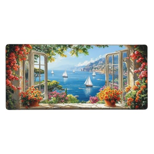 Tapis Souris Antidérapant XXL pour Éviter les Glissements du Bureau