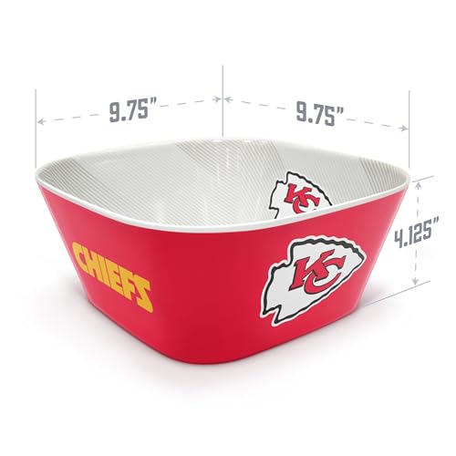 Image of YouTheFan NFL Kansas City Chiefs Large Party Bowl