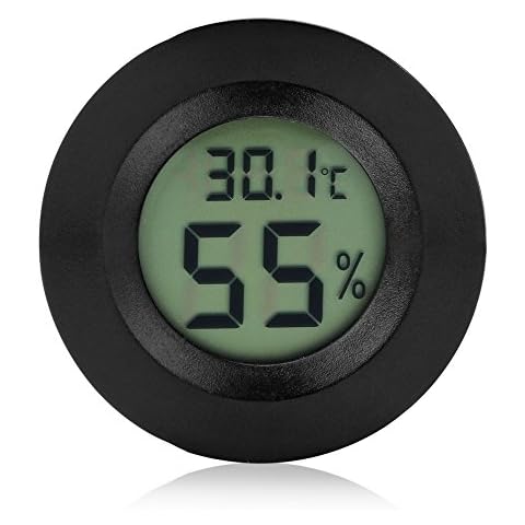 FYMTS Temperatur Feuchtigkeitsmesser Detektor Thermometer Hygrometer Kühlschrank Gefrierschrank Tester LCD Digital Cover