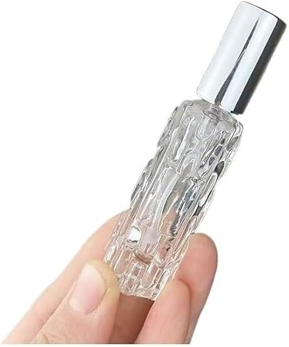 EDvkrgqx Portable Perfum Spray Bottle, Refillable Perfume Atomizer Travel Bottles 2pcs 10ml Multicolor(Silver10ml,10 ml)