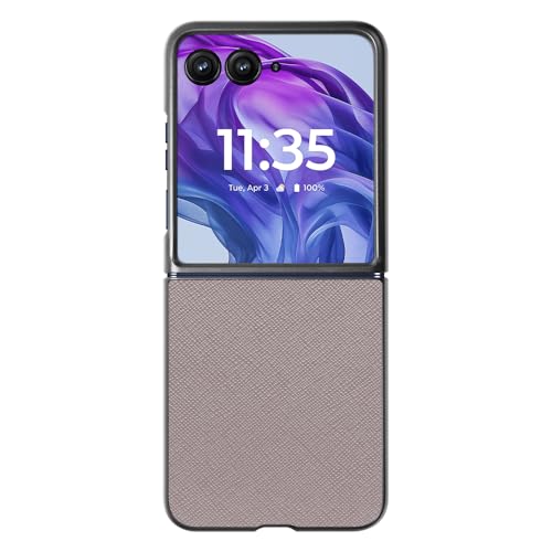 LOOF CASUAL-SHELL ���U�[ ���^ �X�}�z�P�[�X for motorola razr 50 ultra �p �P�[�X �J�o�[ �V���v�� �ϏՌ� ���^ �y�� [�x�[�W���O���[]