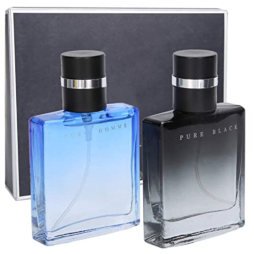 Men Perfume, Men Perfume Eau De Toilette Spray, Charming Gentleman Liquid Freshing Summer Long-Lasting Perfume For Business Dinner And Date 2 * 30Ml, Christmas Gift #TOP6