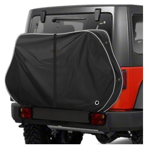 Zenicham 600D Bike Cover for Transport 3-4 Bikes, Heavy Duty Waterproof & Windproof Bike Covers Outdoor Storage with Reflective Strips, Bicycle Cover with Lock Holes Cover